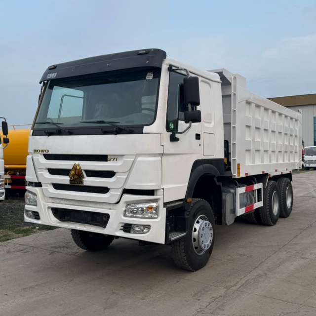 Used Second Hand HOWO 8X4 12 Wheels Dump Truck with in Almost New Condition for African Market